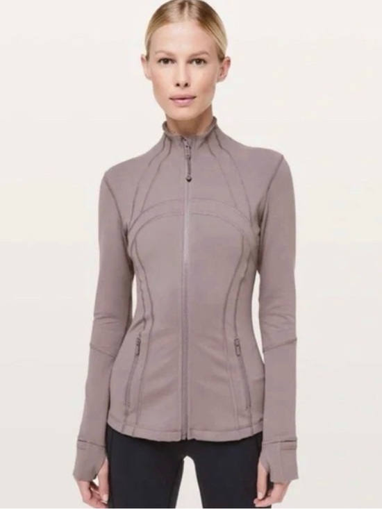 lululemon athletica Jackets & Blazers - Lululemon Align Jacket Dusty Rose Pink Full Zip Slim Fit Yoga Running | Size 6